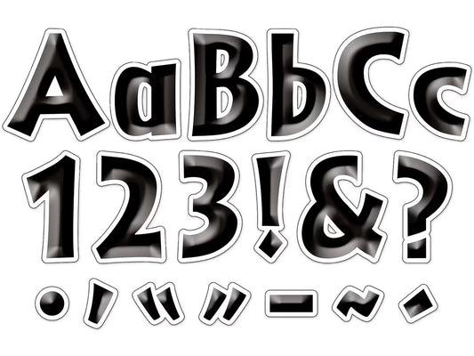 Black Tie Affair 4" Punch-Out Letters - US 5076