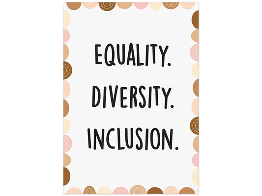 Equality, Diversity, Inclusion Poster - US 5162