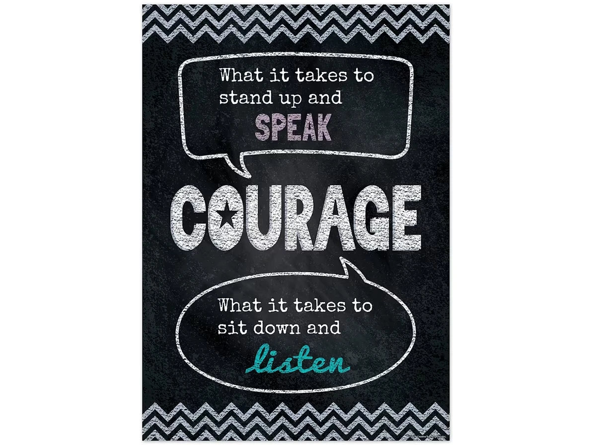 Chalk It Up! Courage Poster - US 2380
