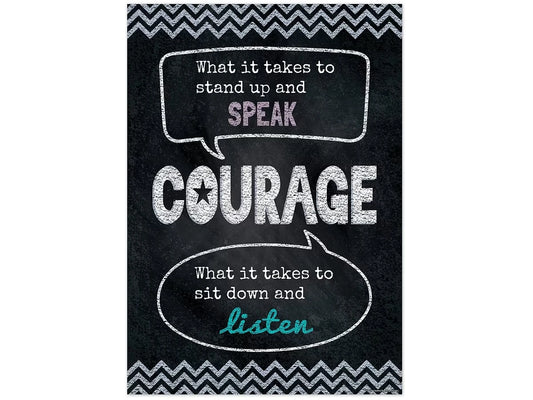 Chalk It Up! Courage Poster - US 2380
