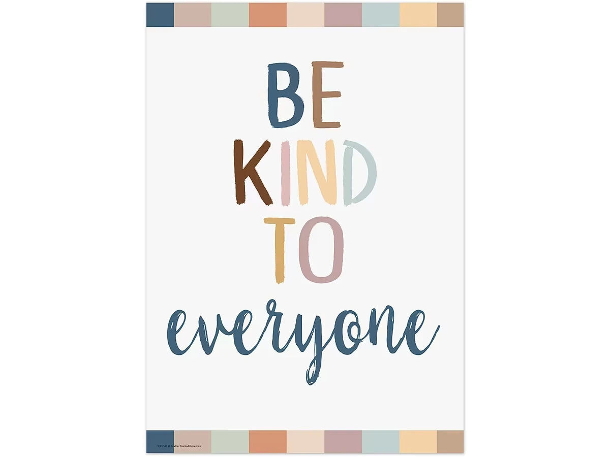 Everyone Is Welcome Be Kind Poster - US 5887