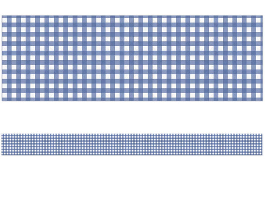 Farmers Market Blue Checkered Border - US 7600