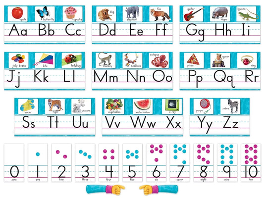 Color Harmony® Alphabet Card Bulletin Board Set - US 5123