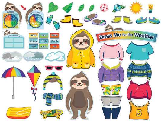 One World Dress for the Weather Bulletin Board Set - US 5957