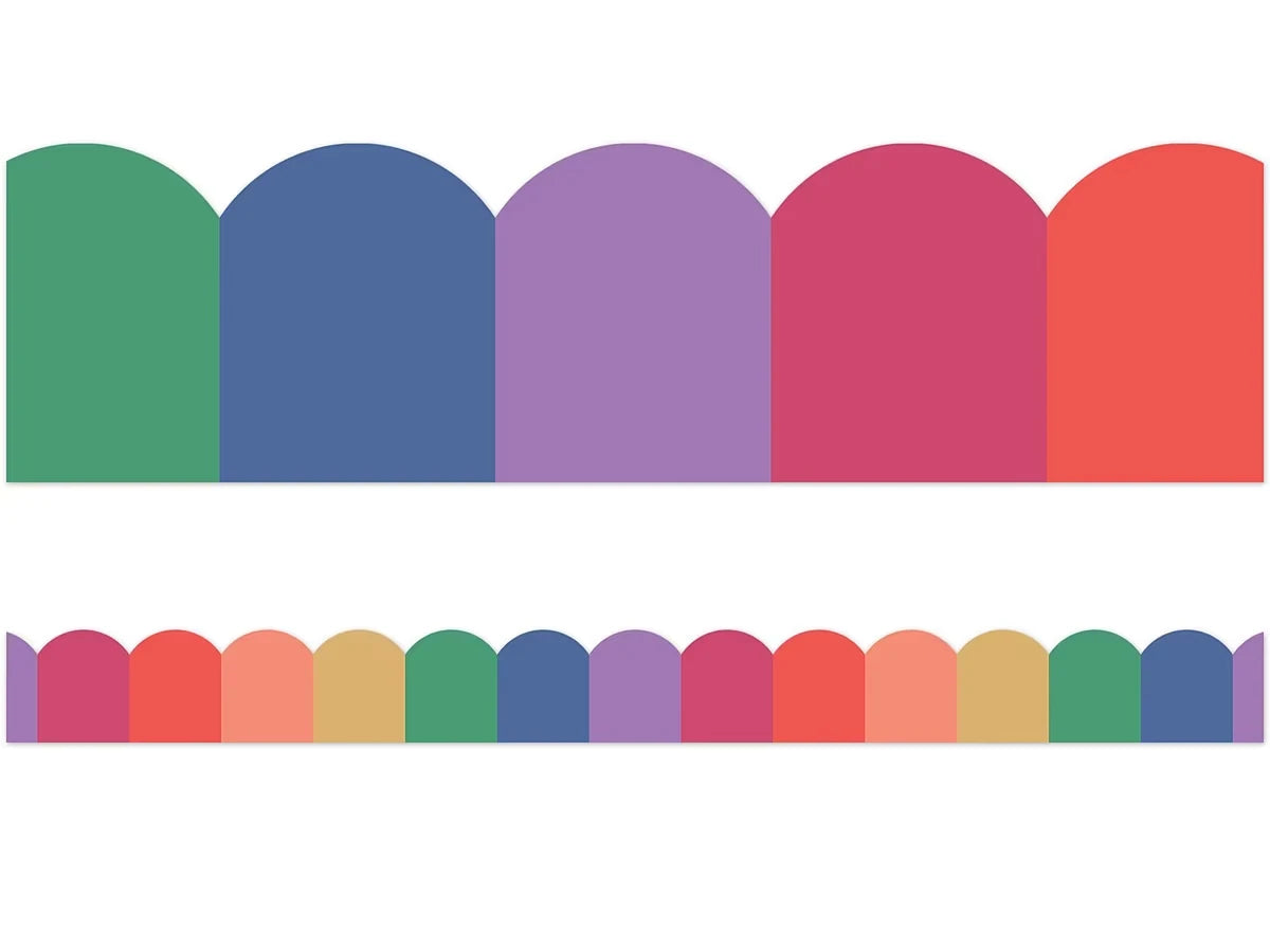 Farmers Market Rainbow Scalloped Border - US 3162