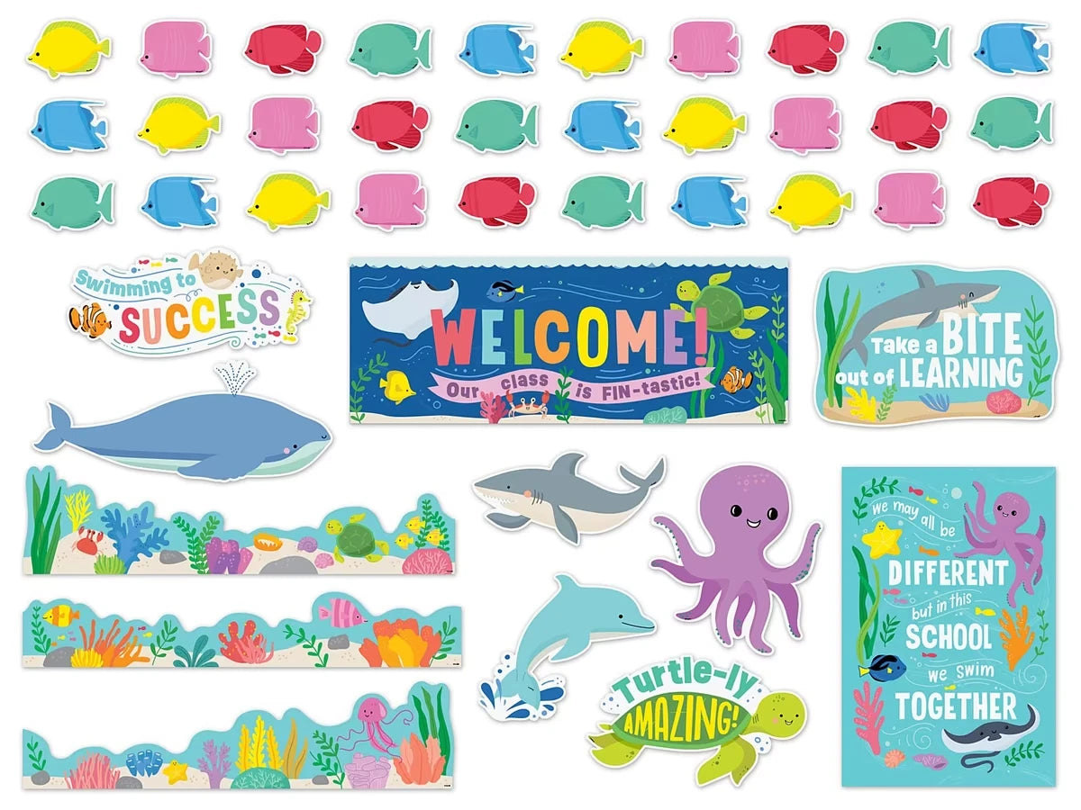 Sea Friends Bulletin Board Set - US 2635