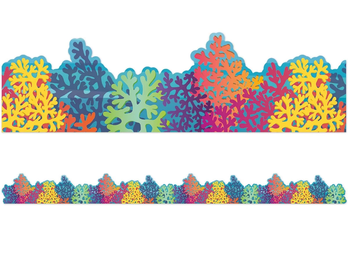 Seas the Day Coral Border - US 1441