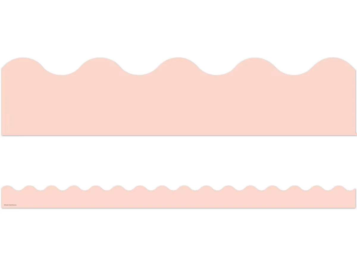 Blush Pink Scalloped Border - US 3717