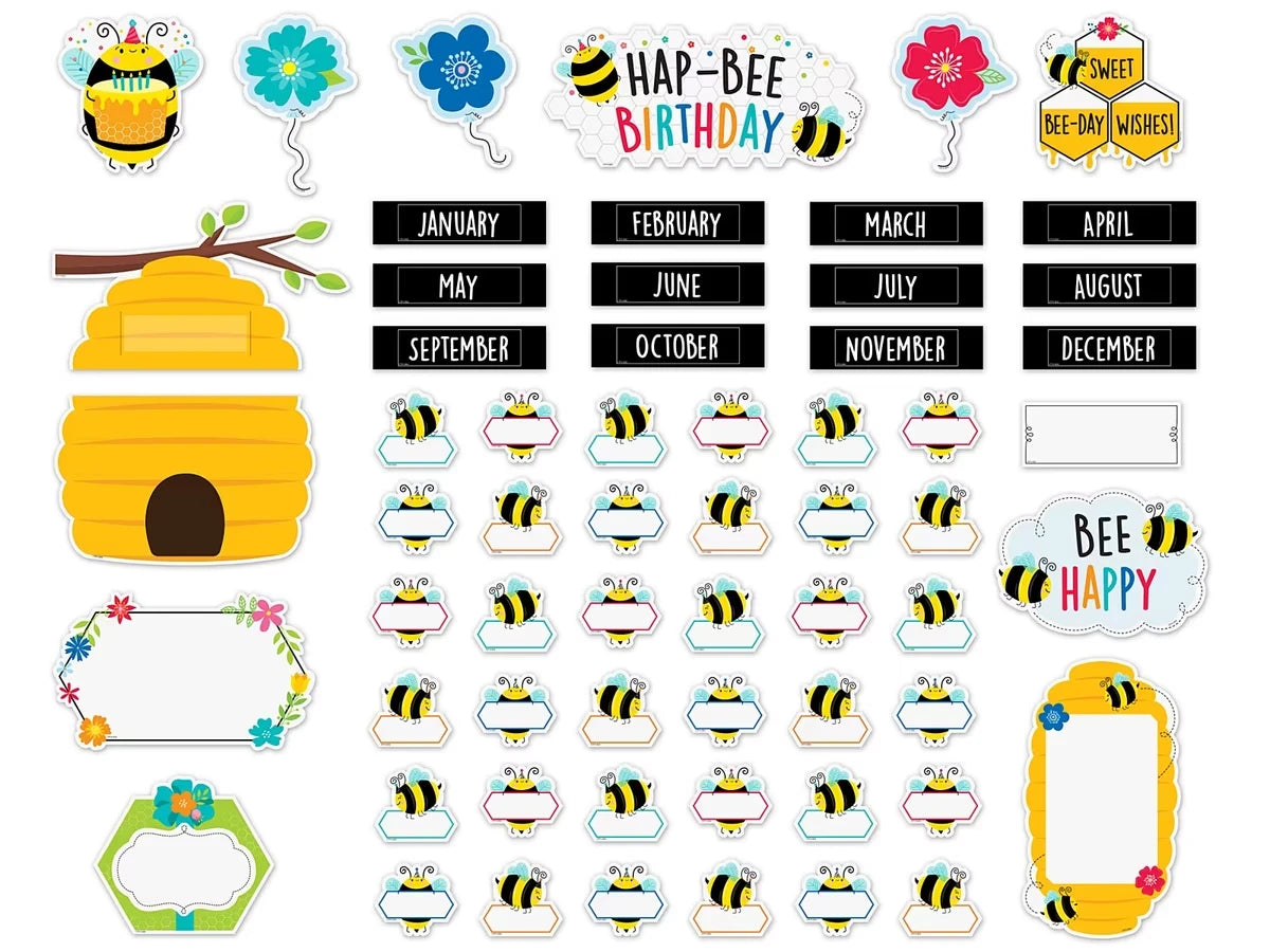 Busy Bees Birthday Bulletin Board Set - US 4461
