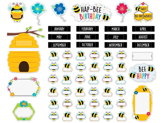 Busy Bees Birthday Bulletin Board Set - US 4461