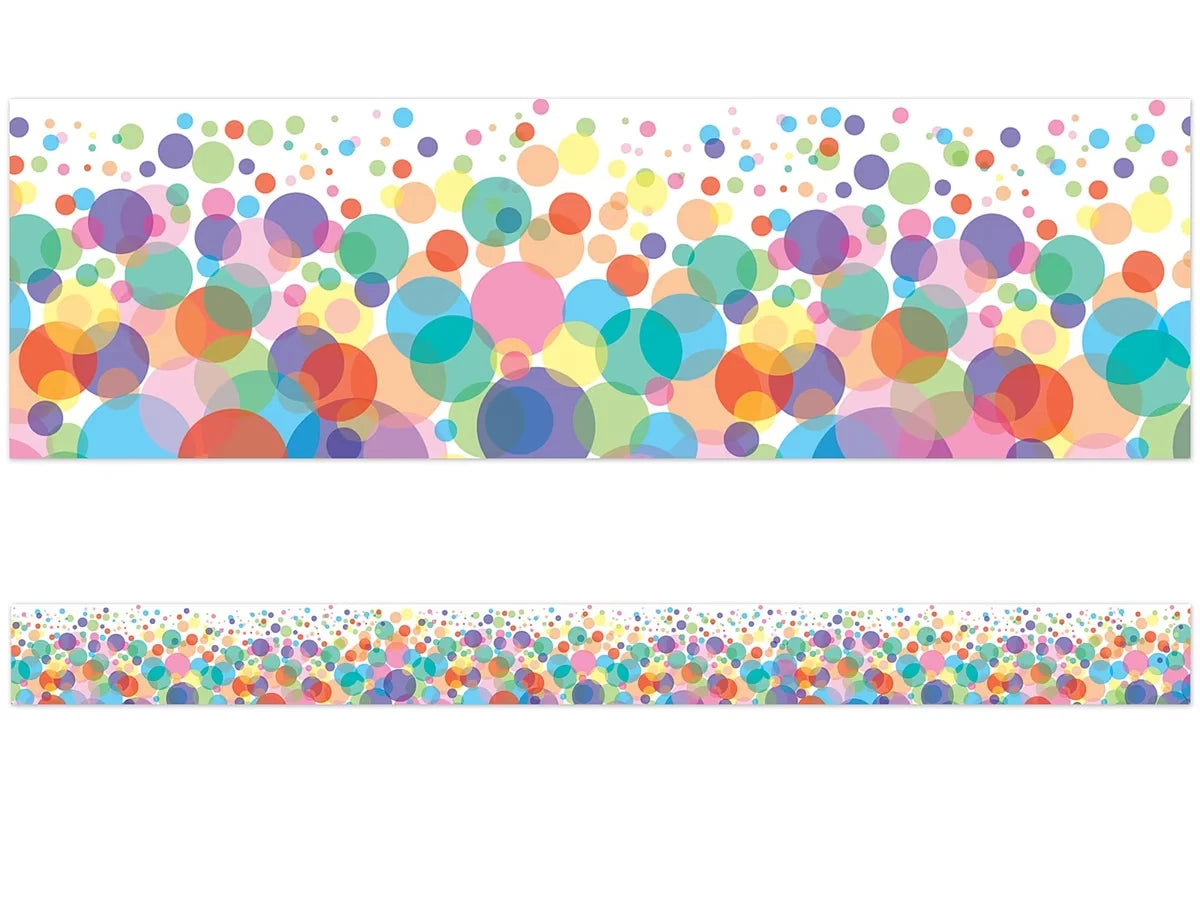 Colorful Bubble Border - US 7678