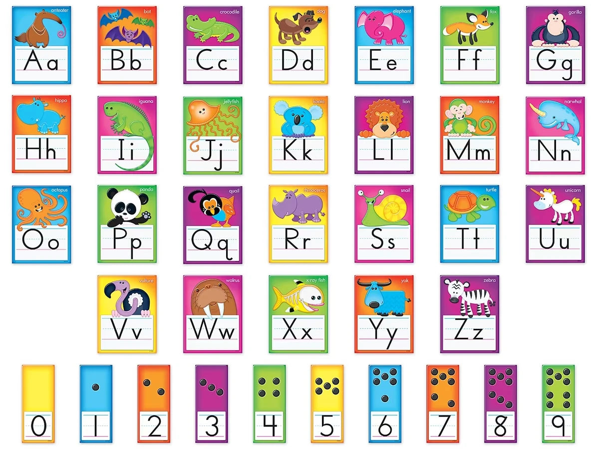 Animal Alphabet Card Bulletin Board Set - US 7134
