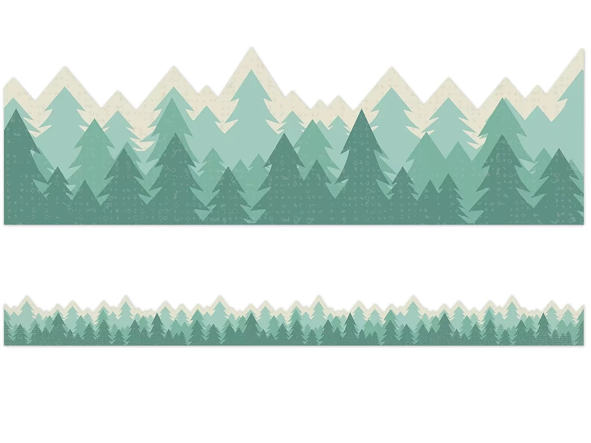 Adventurer Pine Tree Border - US 9534