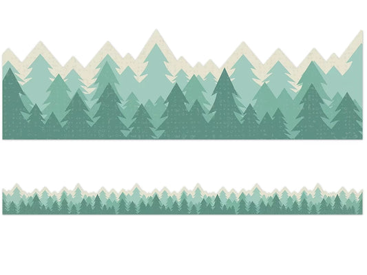 Adventurer Pine Tree Border - US 9534