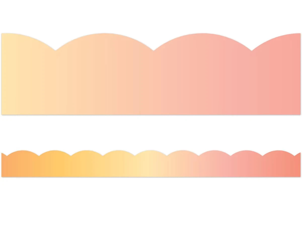 Simply Safari Sunset Scalloped Border - US 2694