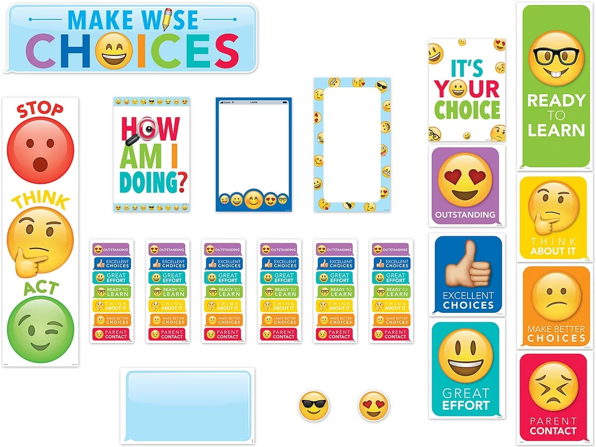 Emoji Fun Behavior Management Bulletin Board Set - US 1377