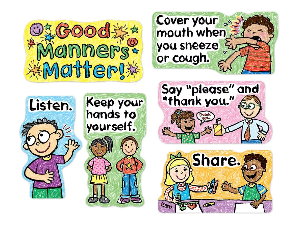 Good Manners Matter! Bulletin Board Set - US 6299