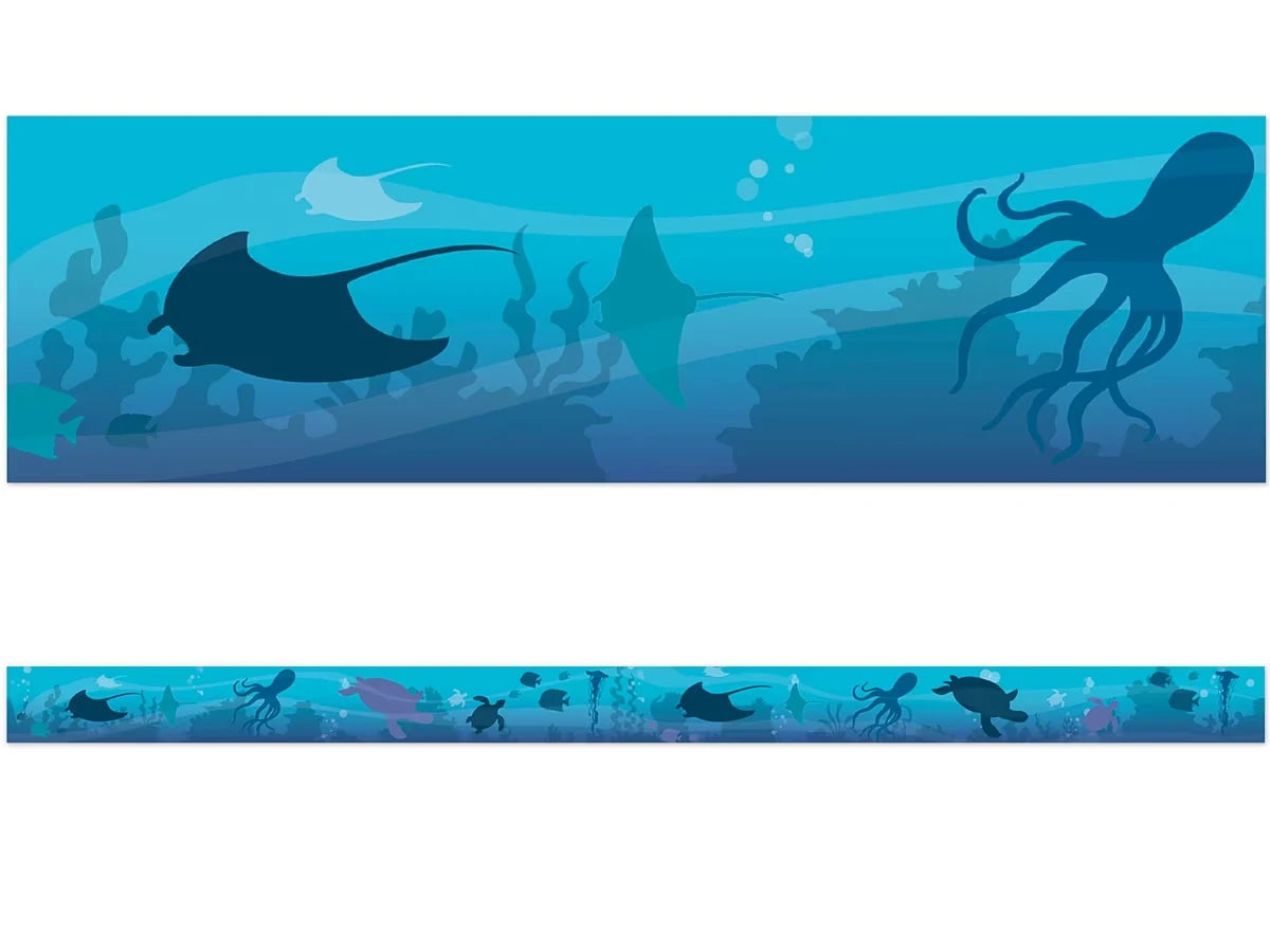 Seas the Day Underwater Life Border - US 8995