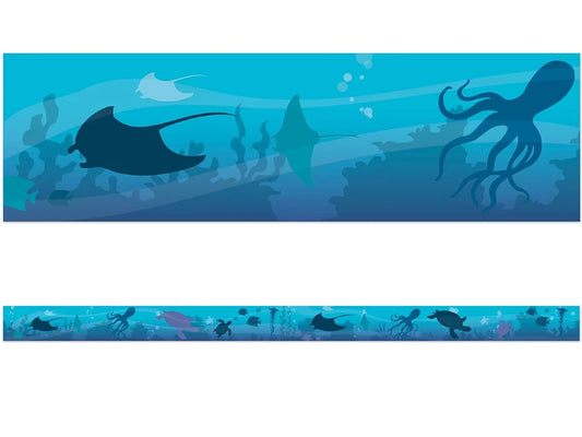 Seas the Day Underwater Life Border - US 8995
