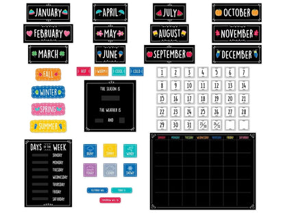 Doodle Calendar Bulletin Board Set - US 2248