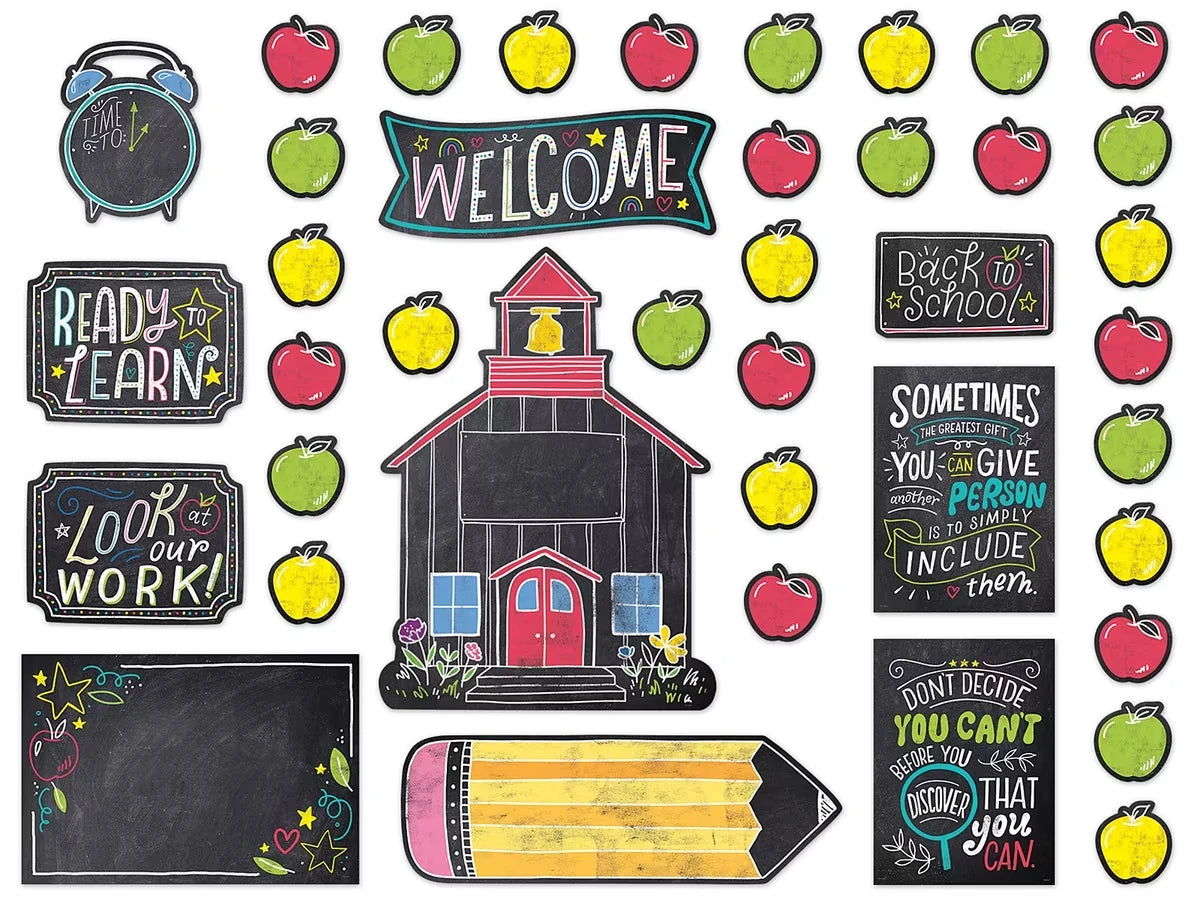 Chalk It Up! Welcome Bulletin Board Set - US 1419