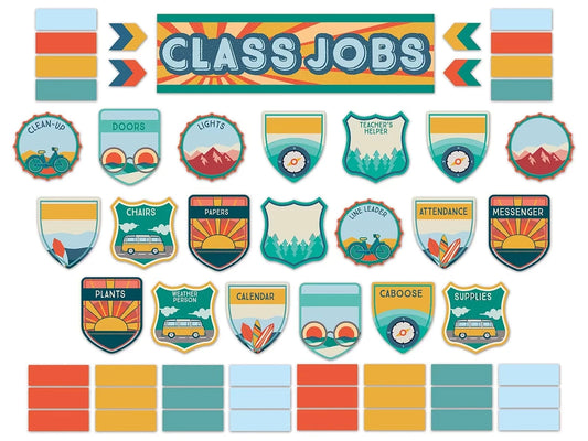 Adventurer Classroom Jobs Bulletin Board Set - US 2312