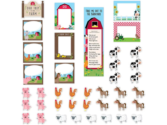 Farm Friends Our Trip to the Farm Bulletin Board Set - US 8205