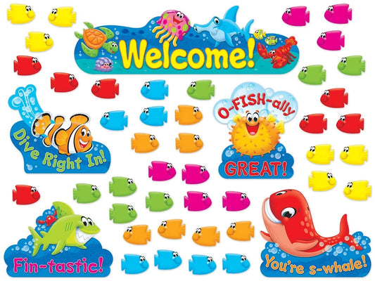 Sea Buddies® Welcome Bulletin Board Set - US 2964