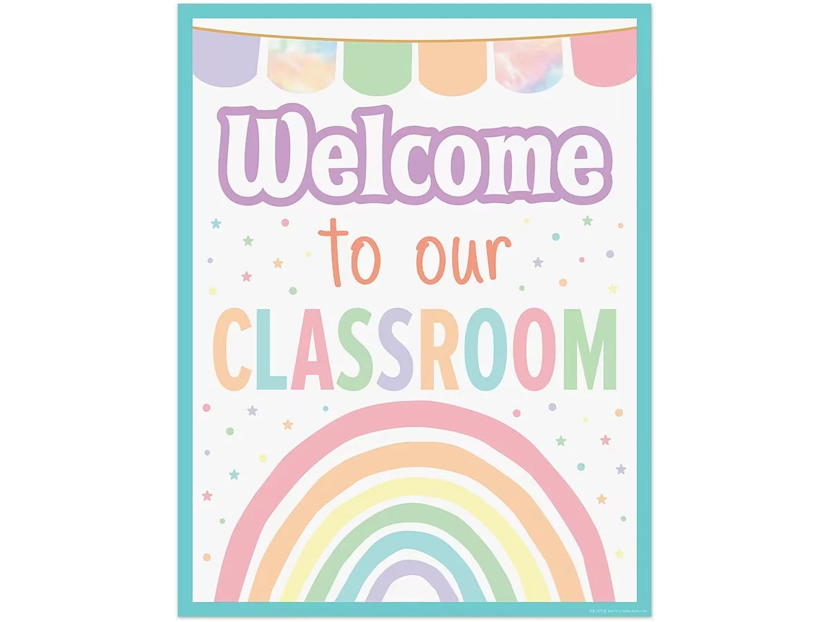 Pastel Pop Welcome to Our Classroom Poster - US 6078