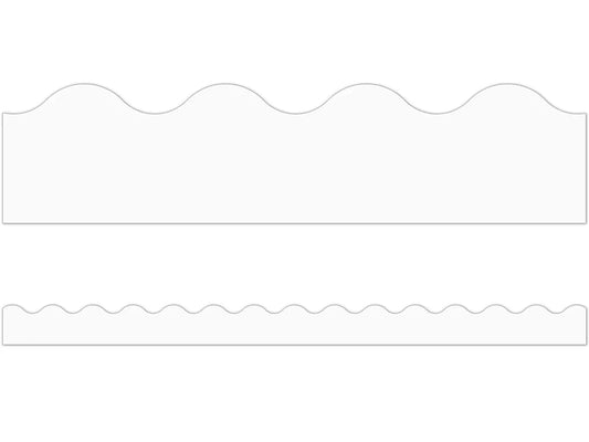 White Scalloped Border - US 3048