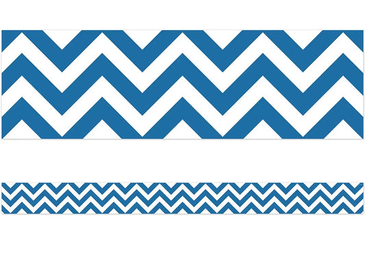 Blue Chevron Border - US 3240