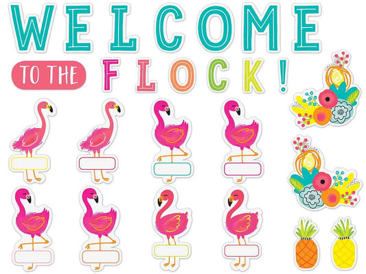 Simply Stylish Tropical Welcome Bulletin Board Set - US 3541