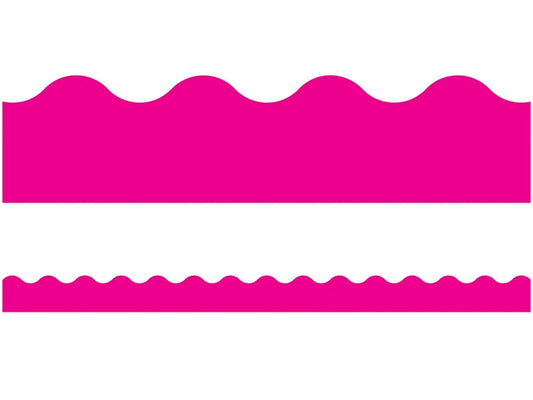 Hot Pink Scalloped Border - US 4861