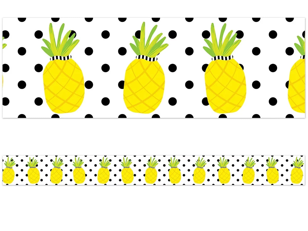 Simply Stylish Tropical Pineapple Border - US 9903