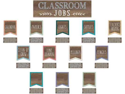 Home Sweet Classroom Class Jobs Bulletin Board Set - US 1042