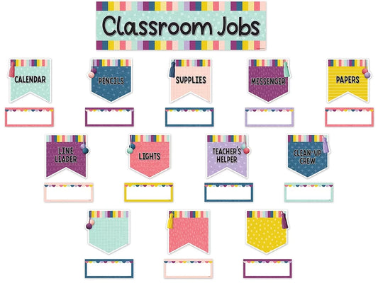Oh Happy Day! Classroom Jobs Bulletin Board Set - US 1956