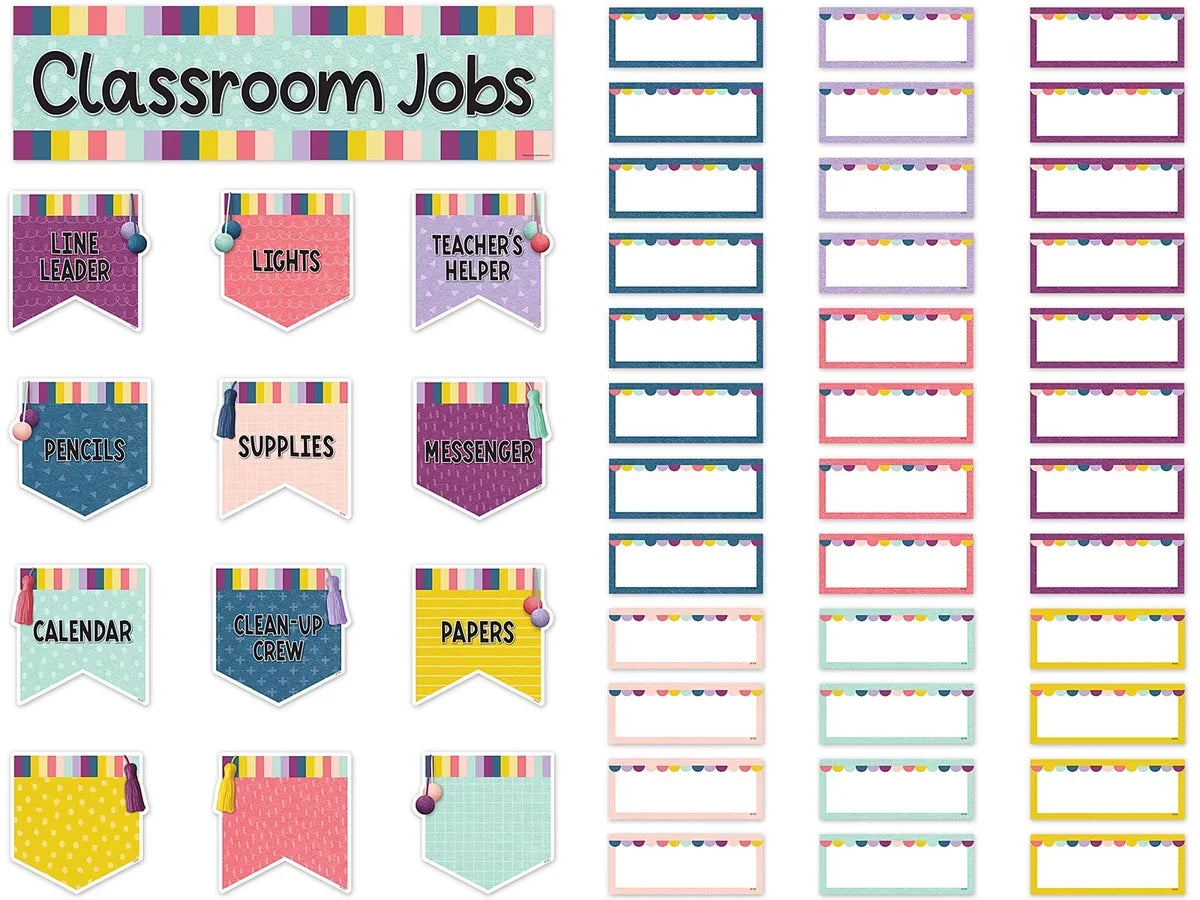 Oh Happy Day! Classroom Jobs Bulletin Board Set - US 1956