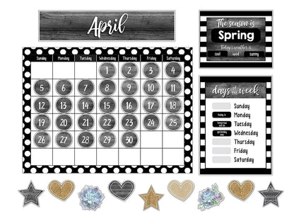 Simply Stylish Calendar Bulletin Board Set - US 6166