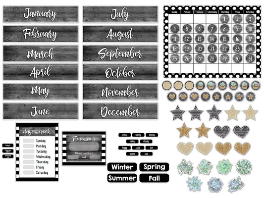 Simply Stylish Calendar Bulletin Board Set - US 6166
