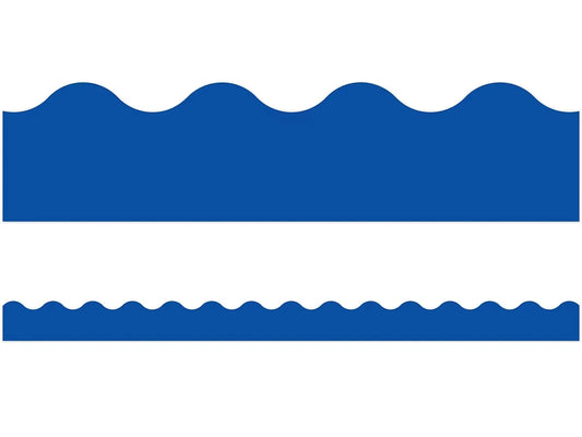 Royal Blue Scalloped Border - US 3369