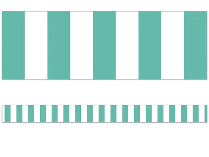 Simply Stylish Turquoise Striped Border - US 5533