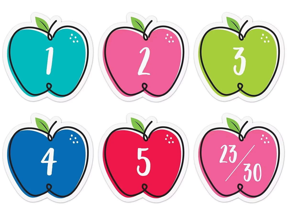 Doodle Apple Calendar Mini Accents - US 5220