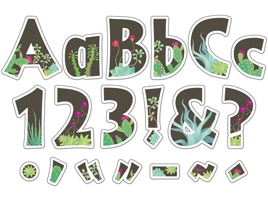 Petals & Prickles 4" Punch-Out Letters - US 1799