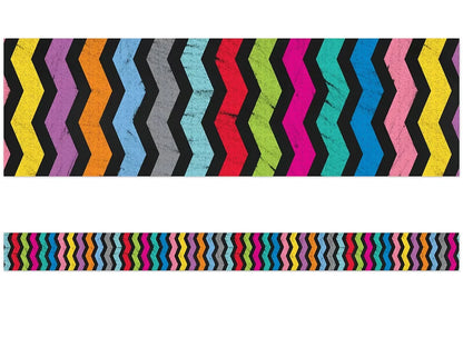 Colorful Chalkboard Double-Sided Border - US 9032