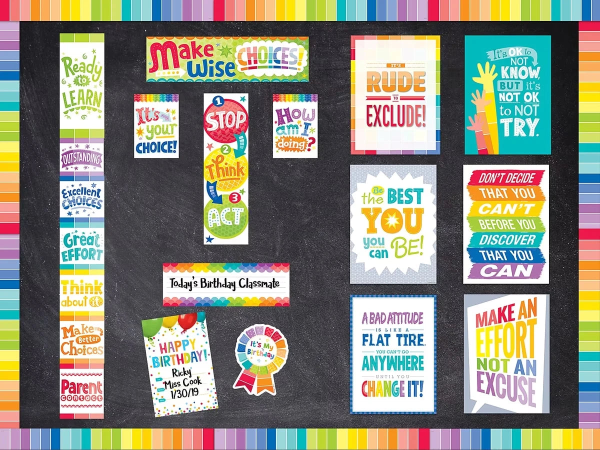Painted Palette Behavior Management Bulletin Board Set - US 3997