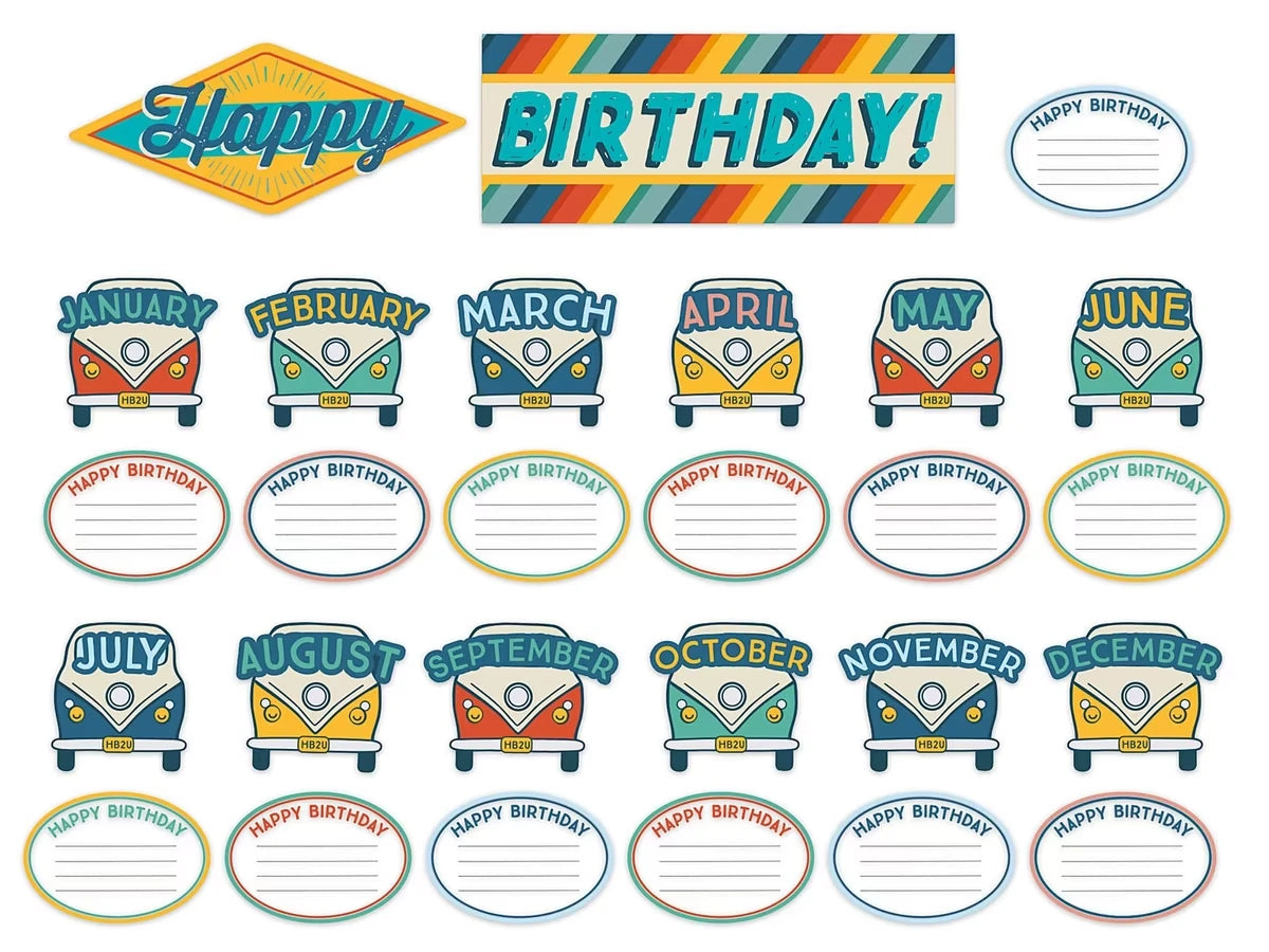 Adventurer Birthday Bulletin Board Set - US 8525