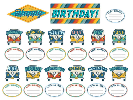 Adventurer Birthday Bulletin Board Set - US 8525