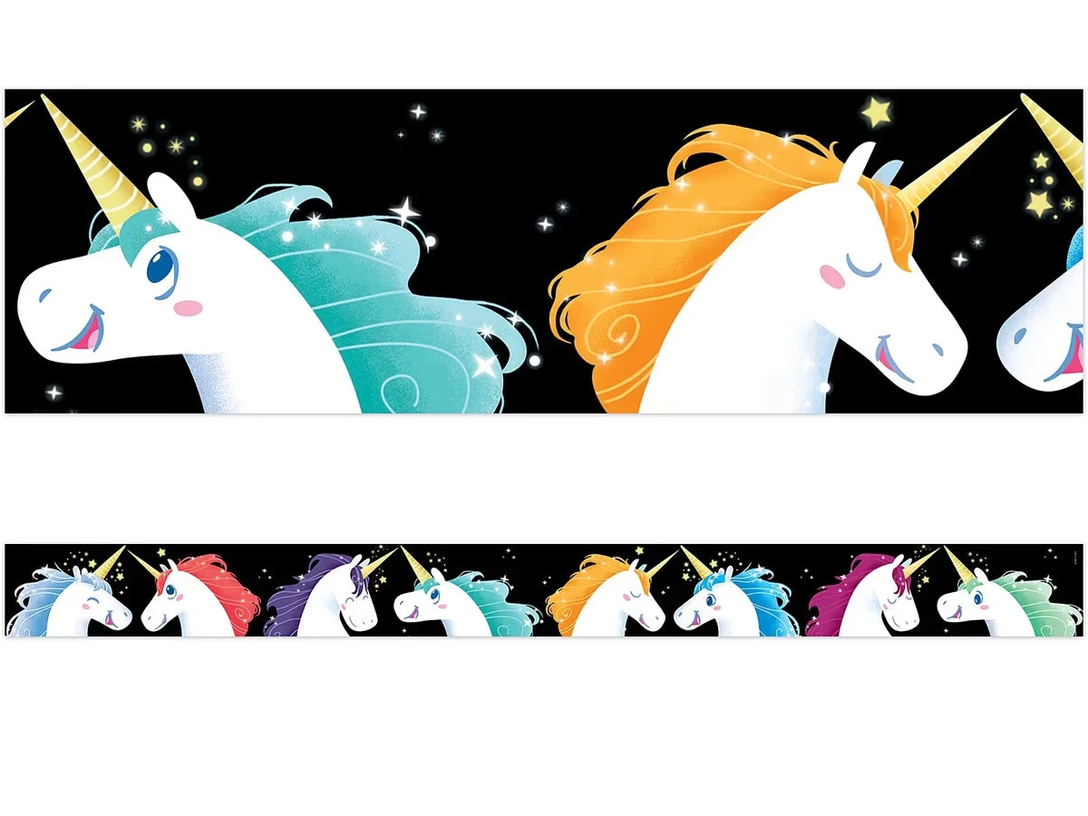 Mystical Magical Unicorn Border - US 8185