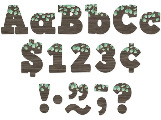 Eucalyptus 4" Punch-Out Letters - US 7192