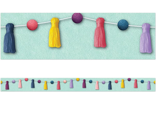 Oh Happy Day! Pom-Pom & Tassel Border - US 2342